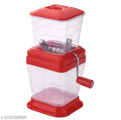 KITCHWIN® Onion Cutter Chopper/Chilli Cutter/Vegetable Cutter/Mirchi Cutter/Nut Cutter/Dry Fruit Cutter with Lid (Plastic)