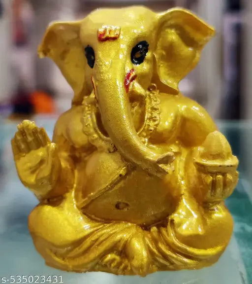 Ganesha Idol Golden col|Car dashboard, Return gifts, Diwali gifts, Ganesh chaturthi, Baby shower, house warming, Home decor, Festivals
