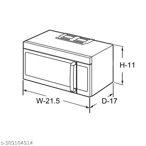 20-22 L Microwave Oven Cover (All Modal Fit Size)Waterproof Dust-Proof Microwave Oven Cover for 20 litres suitable for all brands (Made in India)