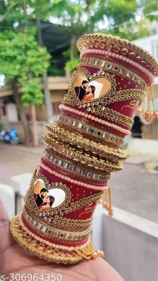 PHOTO CHUDA HEART SHAPE WITH  LATKAN