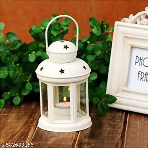 SUTEKI Metal Wall Hanging Lantern Tea Light Candle Holders Tea Light Holders- T Light Candle Holders- Diwali Gifts for Family Friends- Diwali Decoration Items for Home Decor
