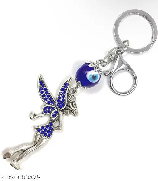 FAIRY-PRINCESS Evil Eye Keychain | Protection from negative energy & buri nazar | Evil Eye Keychain & Charm