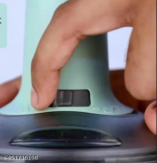 Manual Hand Press Push Chopper with 3 Blades for Effortless Chopping Vegetables & Fruits (Assorted,800ml, Plastic)