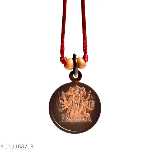 Panchmukhi Hanuman Yantra Locket - Copper Pendants & Lockets - Regular