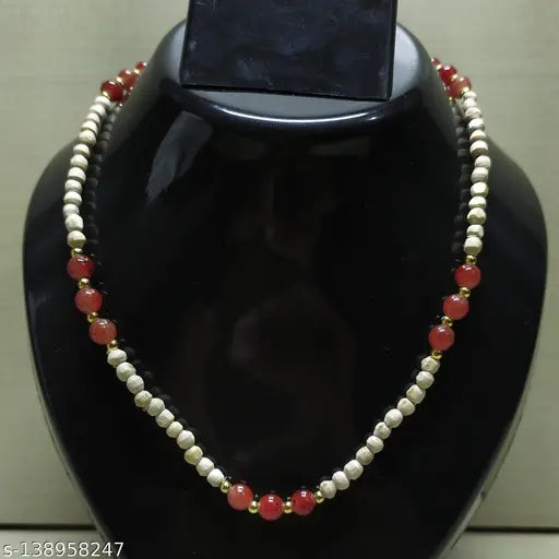 Original Tulsi Beads + Crystel Beads, Partywear Kanthi Mala For Women, From Vrindavan