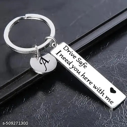 Drive safe keychain for boyfriend I love  keychains I need here with me key rings