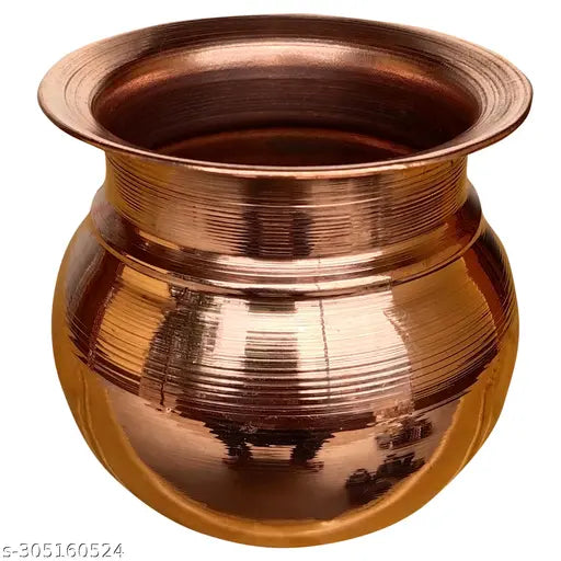 Set of 4 Pcs, Pooja Kalash,Ghanti and achmani Spoon for Temple and Home Use