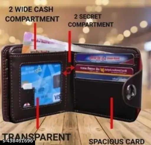 CV ENTERPRISES Men Artificial Leather Belt And Wallet Combo