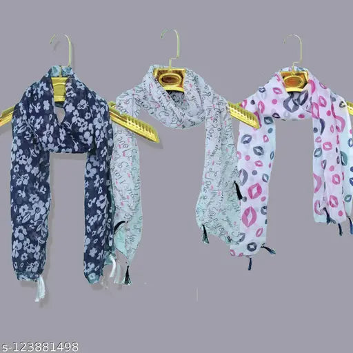 Classy Stylish Women Dupattas pack of 3