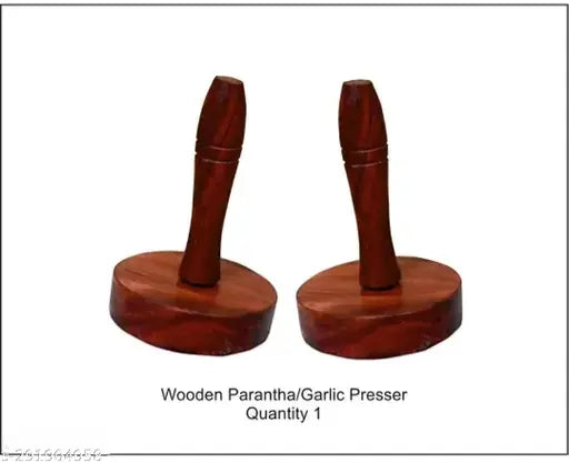 Wooden Non-Stick Cookware/Wooden Spoons Set and Free 1 Wooden Parantha Presser (No holder)
