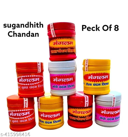 Manglam Sugandhith Chandan India's Nu. 1 Chandan Peck Of 8 Pcs