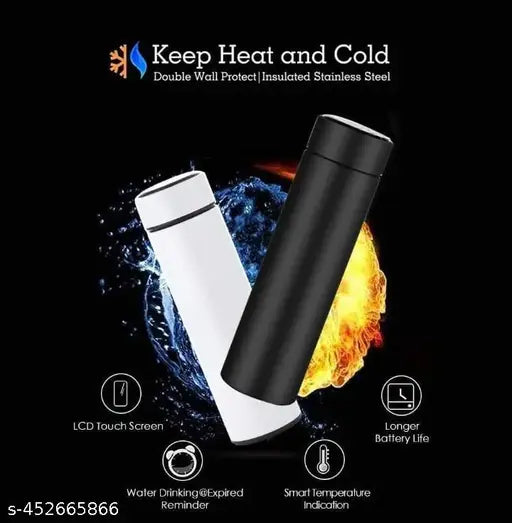 Temperature Smart Vacuum Insulated Thermos Water Bottle with LED Temperature Display Stainless Steel Perfect for Hot and Cold Drinks Tar
