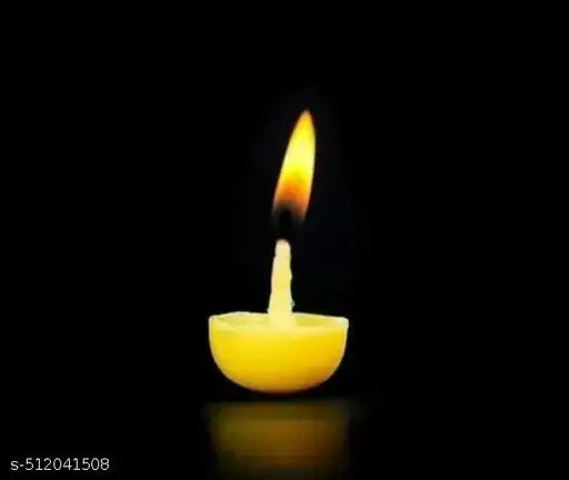 Ghee Diya Batti | Handmade Ghee Diya Batti,Jyot Batti for Pooja Aarti and Special Occasions, Cow Ghee Diya Batti, Premium Quality Ghee Wicks - 100 Pcs