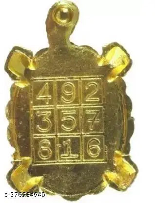 Tortoise With Water Plate For Peace Success & Prosperity For Pooja Mandir Brass Brass  (1 Pieces, Gold)