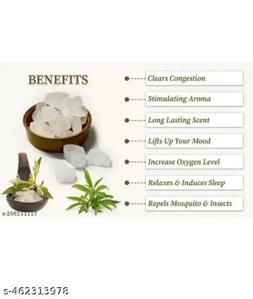 Hari Darshan Bhimseni Camphor 250g Kapoor, Kapur,Kappuram for Pooja, Havan, Meditation, Room Freshener