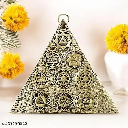 Shree Girraj Ji Traders  Vastu Yantram | Vastu Maha Yantra with Sampoorna Navgraha Yantra for Vastu Dosh Nivaran Wall Hanging Yantra (8.5 Inches) (1 Pc)