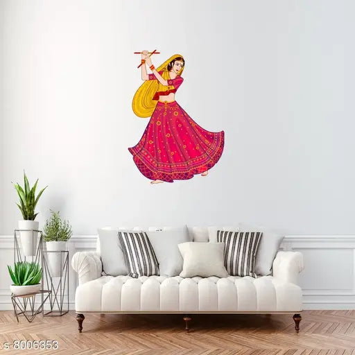 Rangoli Large Wall Sticker Waterproof and 45x50 cm Size