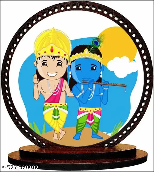 IdolCraft Lord Balram Religious Car Dashboard Idol And Home Table Desk Decorative Showpiece Pack of 1