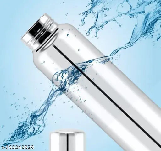 SR IMPEX (( ORGAN )) Stainless Steel Sports Water Bottles |Steel bottel | Sports bottle| School bottle | Office bottle | College bottle| Single Wall BPA Free & Leak Proof Cap and Steel Bottle silver, Steel fridge Bottle, Water Bottle 900ml(1 litre)Approx,