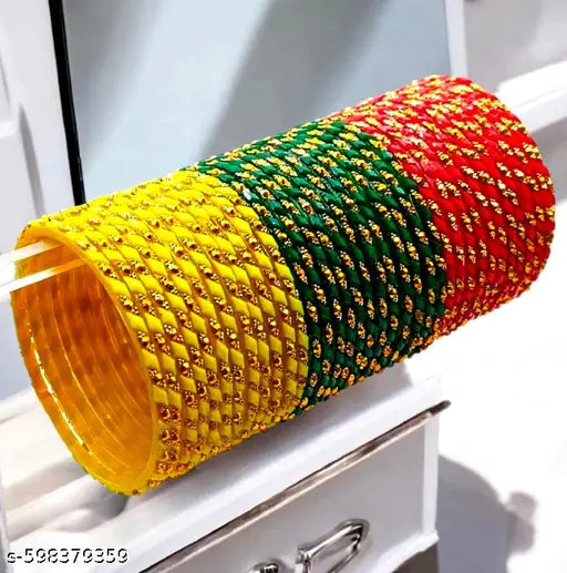 Shree Khatu Shyam Bangle Trendy Fancy chunky Chooda bangles/Diva Chooda bracelet and bangles/plain patti chooda/ Bridal Fancy Chooda/Punjabi Chooda/Rajasthani Chooda /Bridal Fashion Jwellery/Beauty and Ethnic Wear jewellery bangles woman bangles/ wedding
