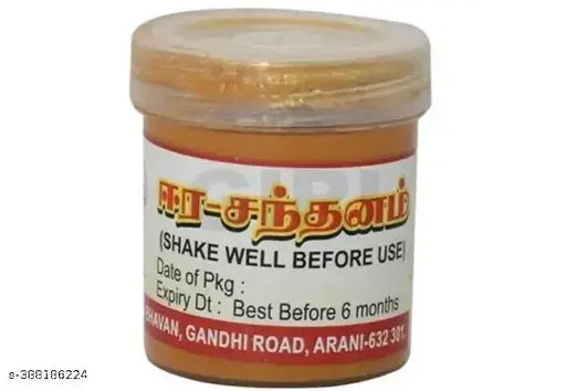 Wet Sandalwood Paste/ Wet Sandal Paste/Wet Chandan Tika/ Eera sandanam -1 pack-75gm