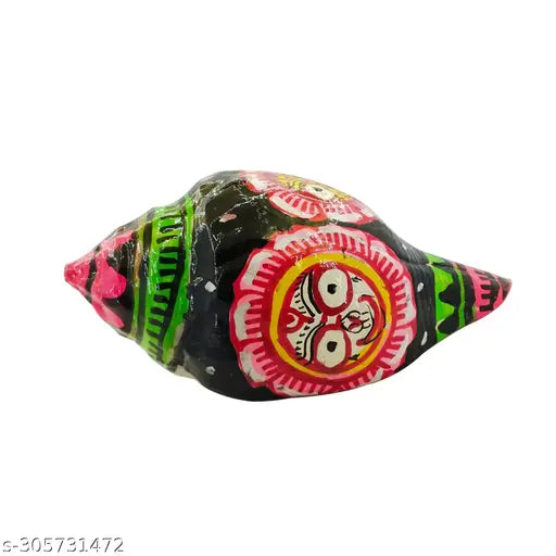 Pooja/Conch Shell Shankh | Lord jagannath subhadra balabhadra painting art .