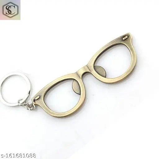 "Classy Double Sided Metal Sunglasses" Keychain (Copper Color)