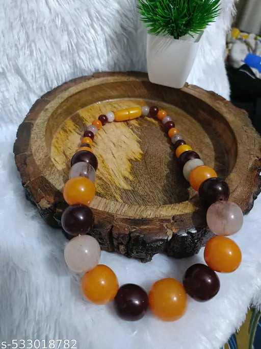 Chemical round beads neclace