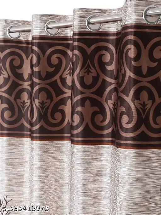 Sirjanhaar Presents Beautiful Tree Printing Panel  curtains, Pack of 4