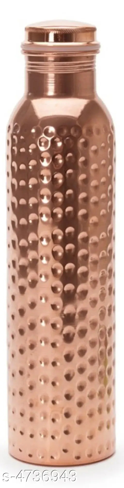 Pure Copper Lacqure Coated Water Drinking Bottle
