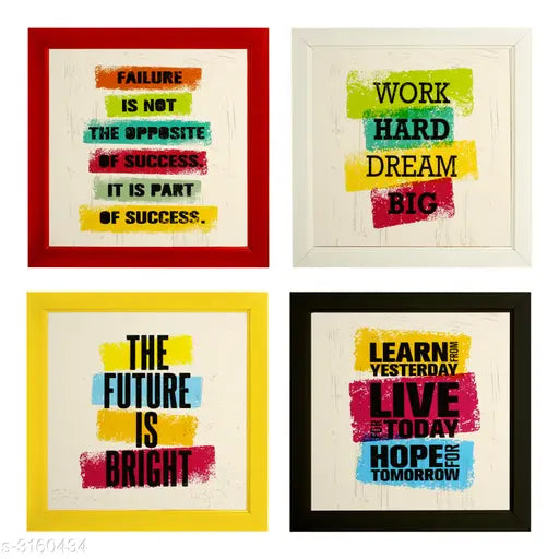 Attractive Synthetic Framed Poster
