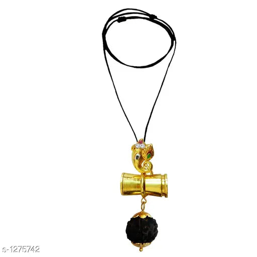 Charming Brass Men's Rudraksha Mala