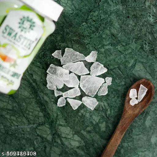 Swastik Bhimseni Camphor - 250g Jar | 100% Pure Kapoor for Home & Temple