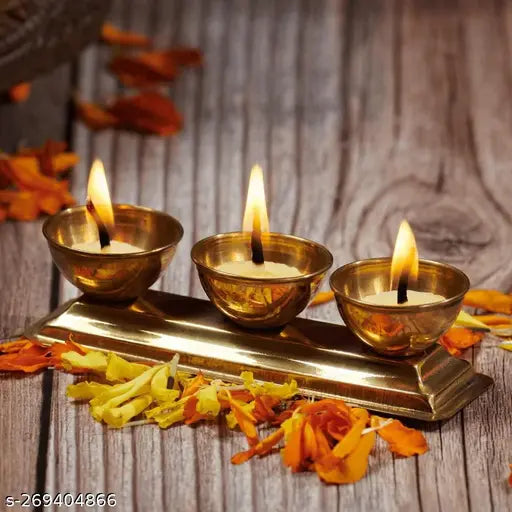 Ghee Diya Batti | Handmade Diya Batti | Premium Quality Ghee Wicks | Cotton Wicks for Puja and Special Occasions - 50 Pcs.