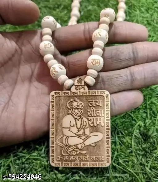 Bajrangbali Tulsi Mala | Hanuman Ji Locket | Spiritual Energy Mala