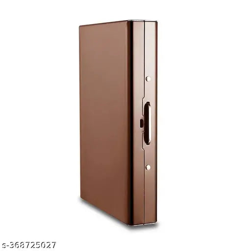 StealODeal Stainless Steel RFID Blocking Credit/Debit 8 Card Holder  (Set of 1Rose Gold )