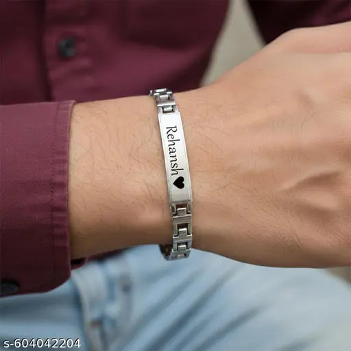 Silver Plated Name Bracelet - A Symbol of Love & Identity