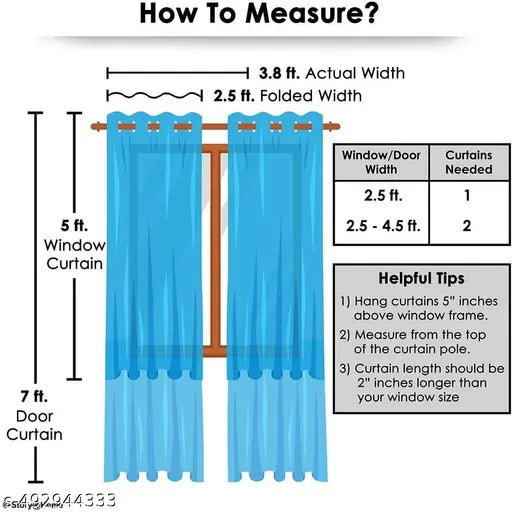 3D Digital Print God Curtain Temple/Pooja Room/Living Room Decorative Parde For Home Office Decor (Pack of 1, 4X5 Feet)