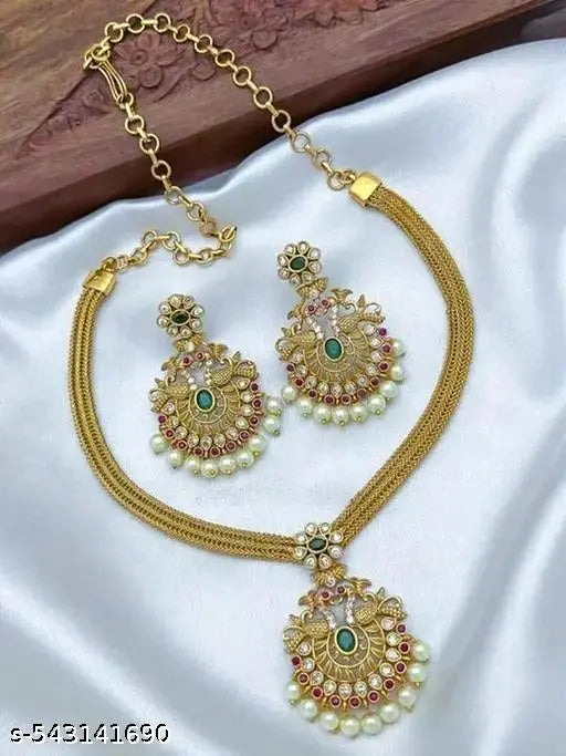 Traditional Jewellery Set, Choker,Necklace,Jewellery Set,Indian Wedding Jewellery Set,Maangalyam/Murukku,South Indian,Maharastrian,High Quality Set For Women & Girls