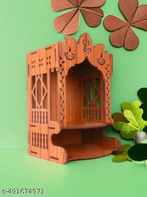 Wooden Home Temple,Pooja Mandir Crafted Elegance For Your Spiritual Space Like Home, Office