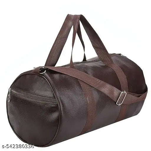 gym duffle bag_brown