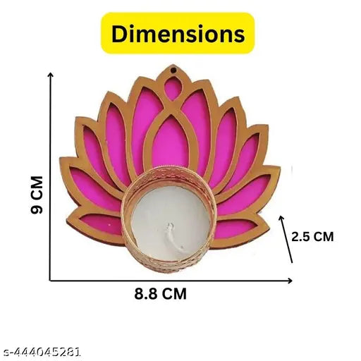 Tealight Candle Holder Stand Set of 10 - Diwali Decoration Items for Home Decor Diyas