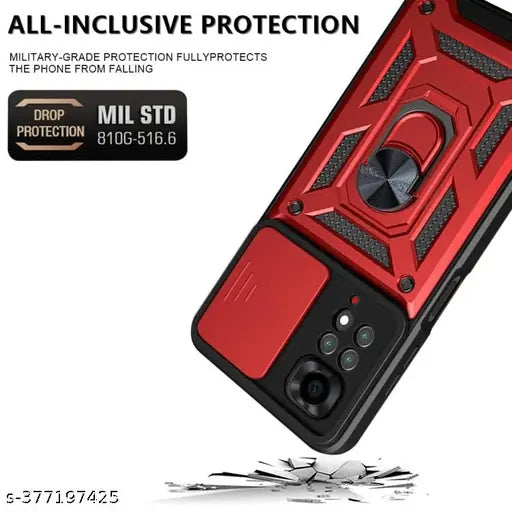 Vackuze Back Cover For vivo Y16 (RED)