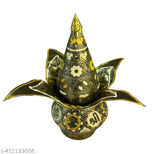 Meenakari Work Mangal Kalash With Lota Narial Patta Mangal Kalash Set For Pooja Mandir & Other Occassion