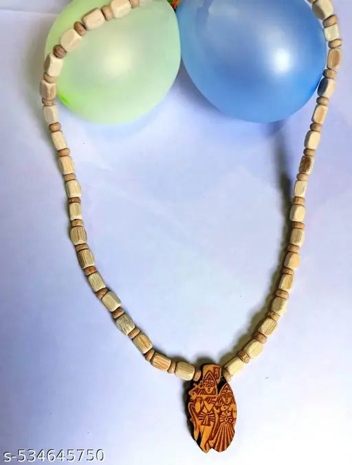 Tulsi Mala Short with Radhey-Krishna Locket