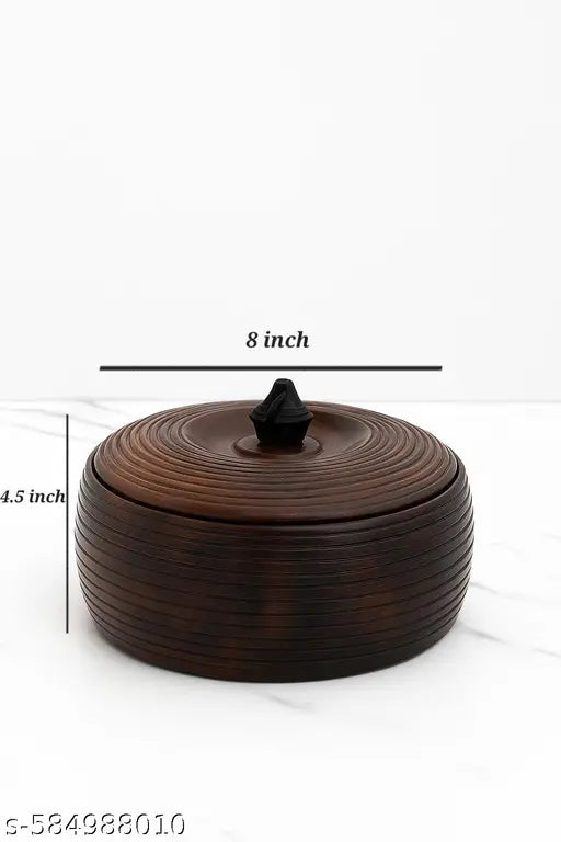 Wooden Chapati POT Roti  Container