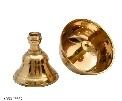 EAC Pure Brass Akhand Jyothi Pyali diya with Stand for Home Office Temple Decor(Pack of 2)Brass Table Diya