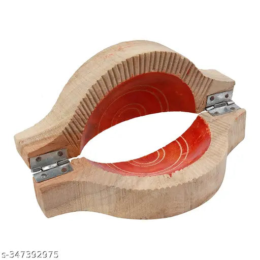 Wooden Kitchen Tool for Garijelu, Kajjikayalu & Gavvalu Sweet Maker – Premium Teak Wood Mould for Traditional Indian Sweets | Perfect for Making Gujiya, Gughara, Pedakiya, Karanji | Handcrafted Design for Authentic Sweets | Ideal for Home Baking and Festi
