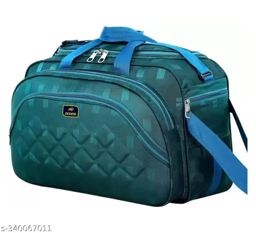 Nylon 55 litres Waterproof Strolley Duffle Bag- 2 Wheels - Luggage Bag