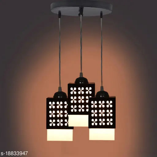 Gojeeva 3 Light  Creative Wooden Pendant Light. Lamp suitable for Living Room,Foyer,Bedroom,Hallway Pendants Ceiling Lamp